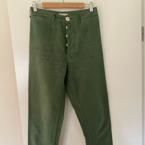 Jesse Kamm Ranger Pant 6 Olive like new